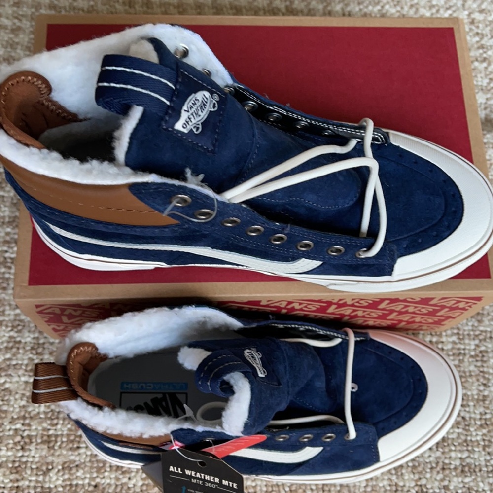 Vans Sk8-Hi Mte 2.0 Dx Dress Blues/Marshmallow WM - Picture 5 of 16